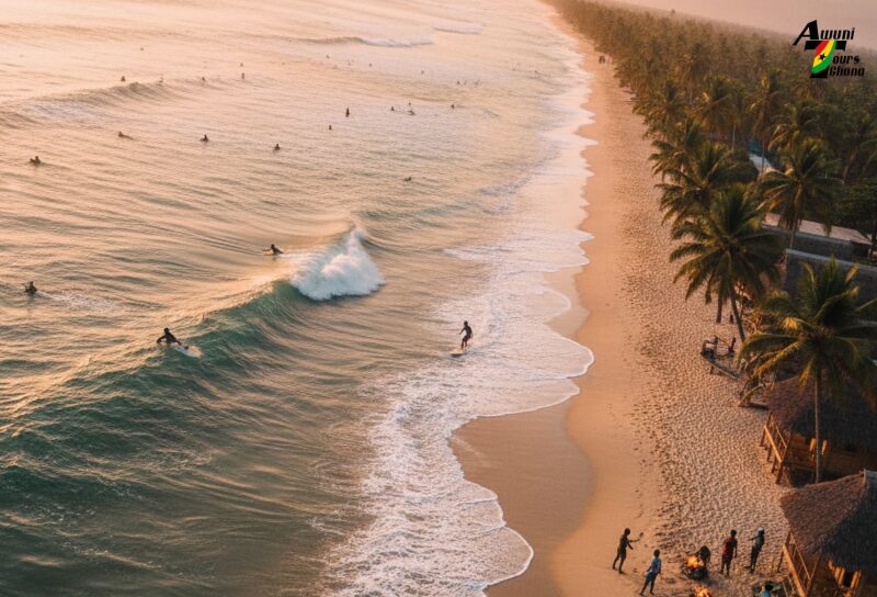 BEACHES IN GHANA: Busua Beach (Western Region)